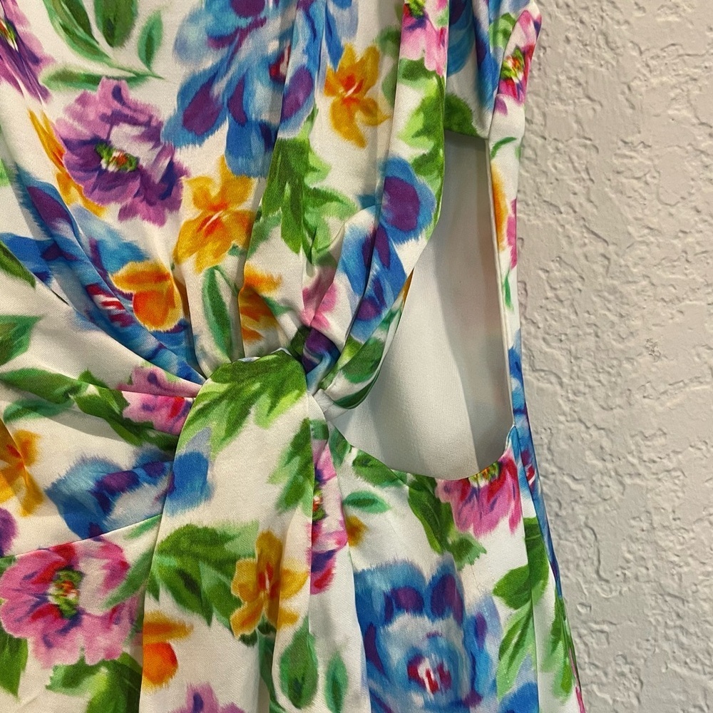 For Love and Lemons Lucy Mini Dress - Floral Print with a Cutout - Picture 7 of 11